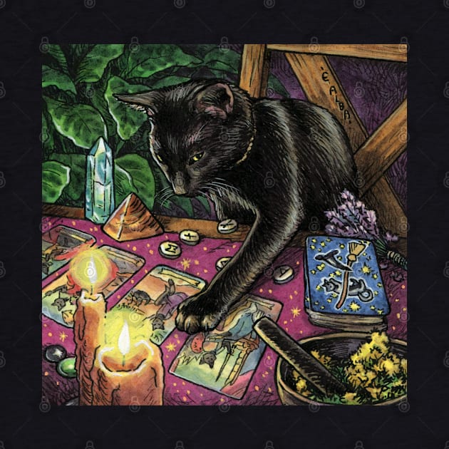 Black Cat Reading Tarot by Elisabeth Alba